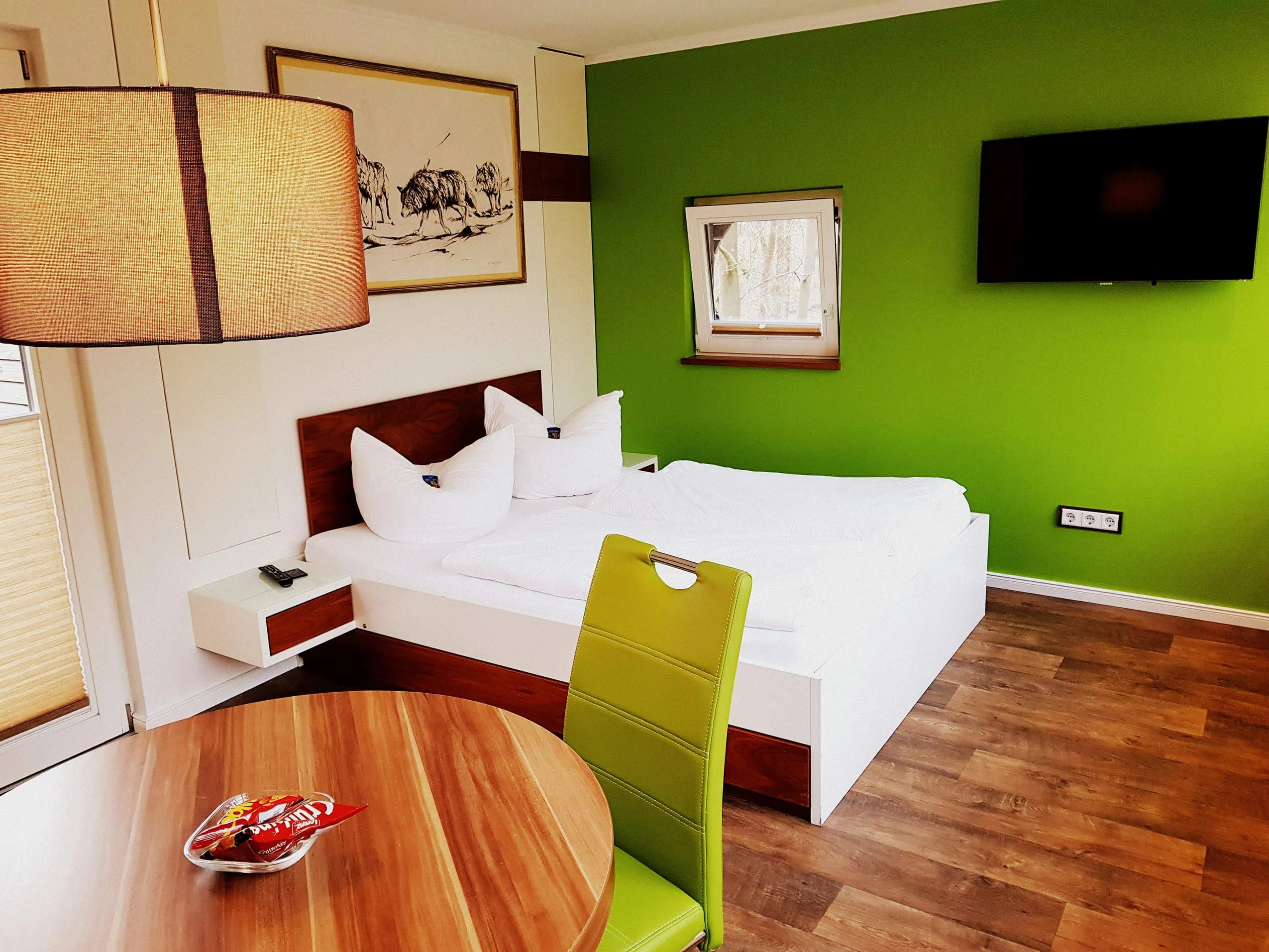 Baumhaushotel Tree Inn Schlafzimmer