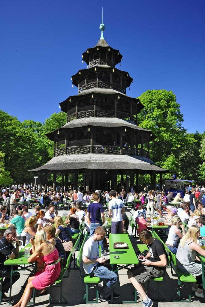 Biergarten Chinaturm in München
