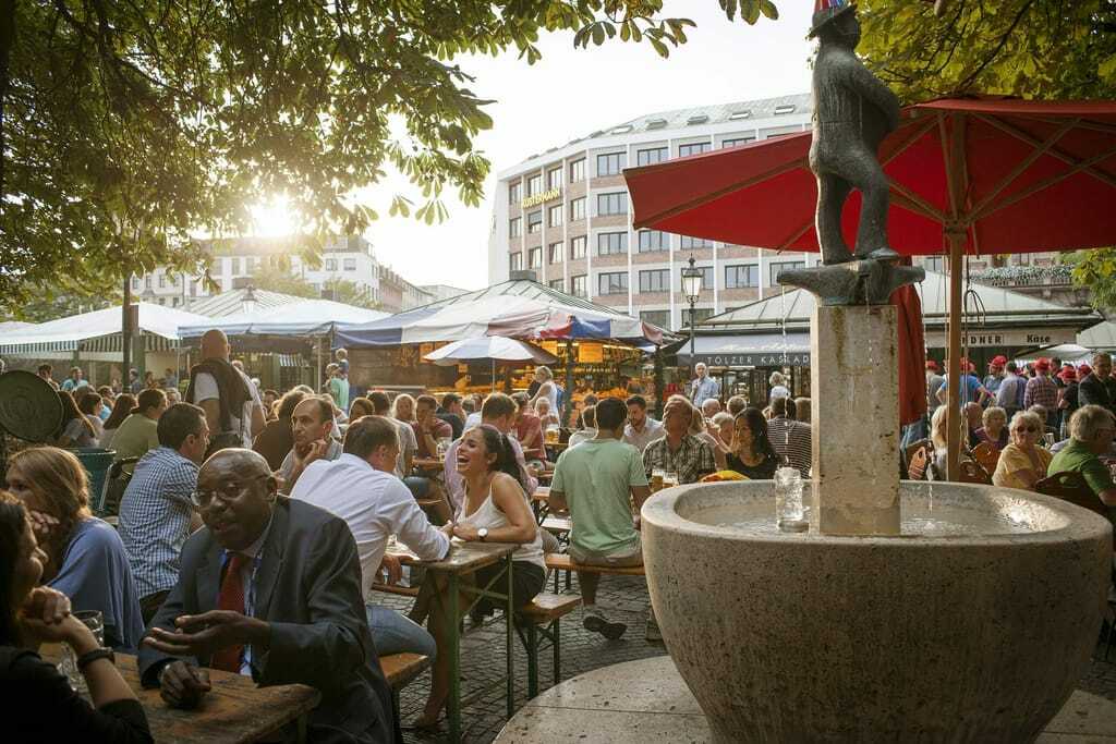 Viktualienmarkt in München
