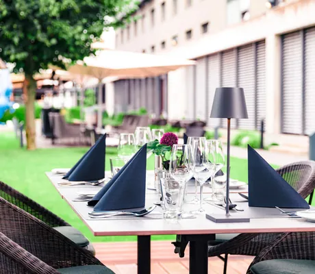 Hotel Der Blaue Reiter_Gemütlicher_Außenbereich