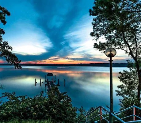 Sonnenuntergang am See_Seehotel_Heidehof_Klein_Nemerow