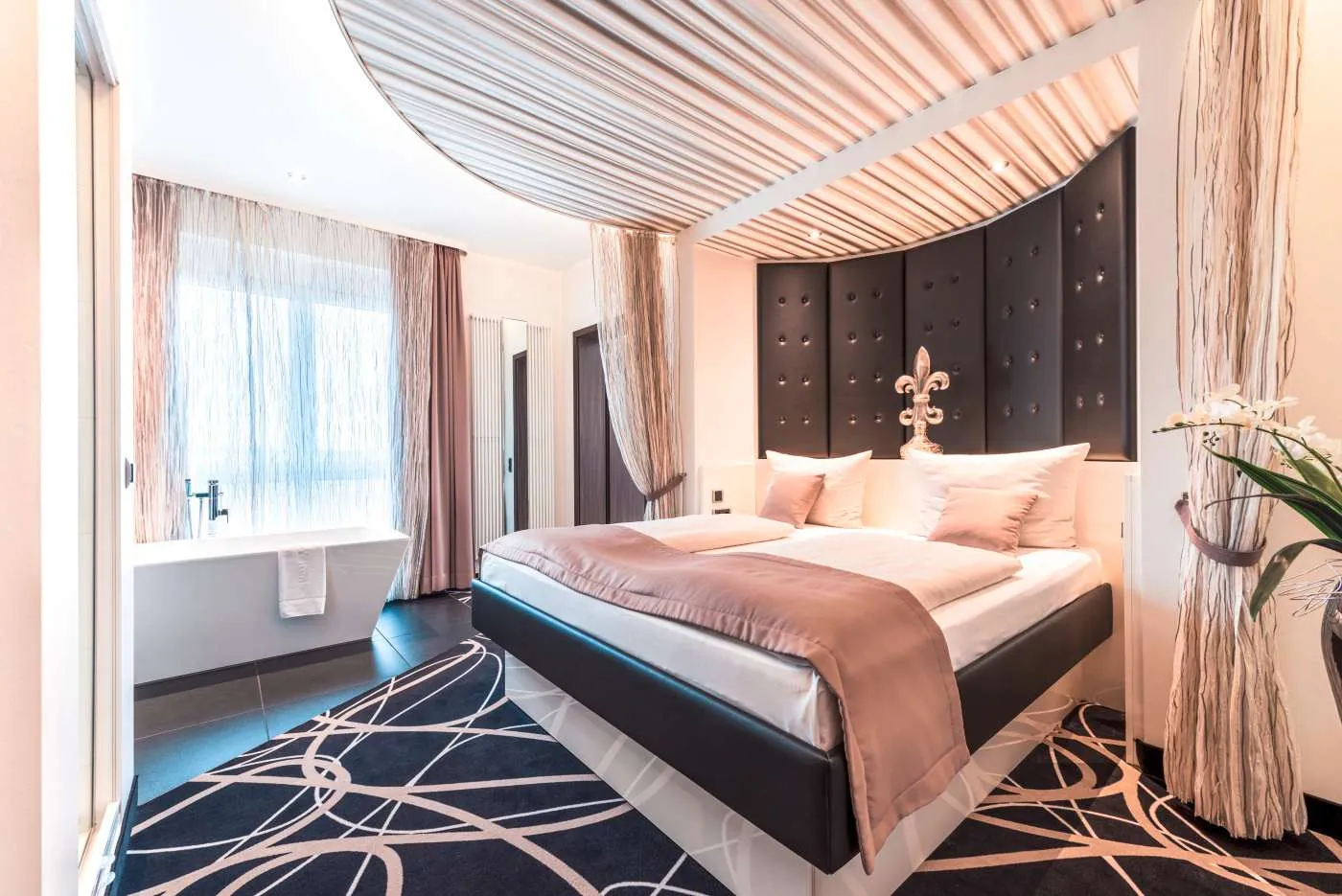 Schlafzimmer im Tagungshotel