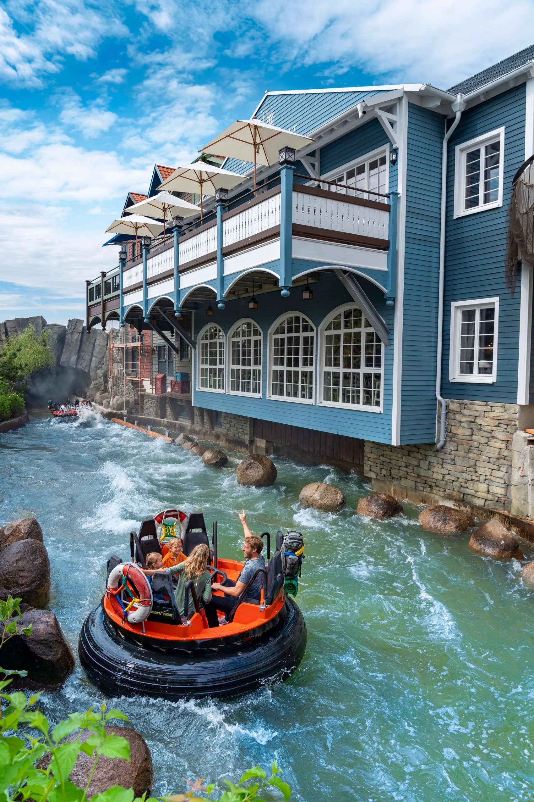 Freizeitpark Europa-Park Rafting Skandinavien Wasser
