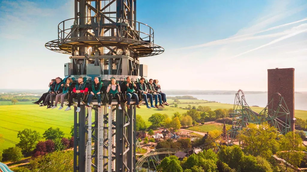 Freizeitpark Hansa-Park Highlander Freefall-Tower