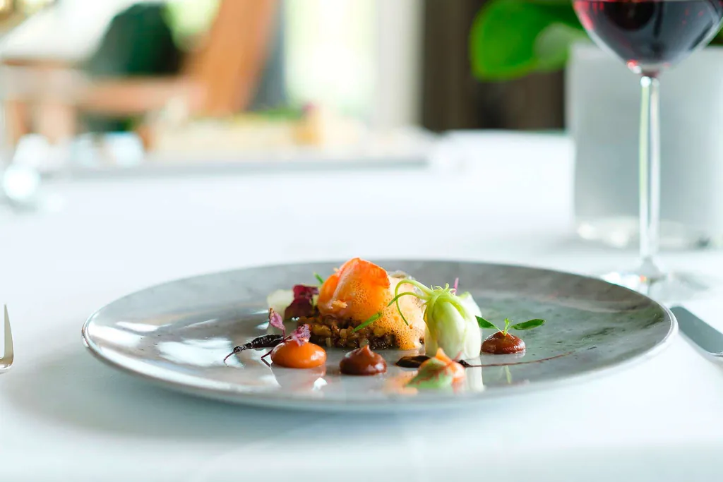 Gericht im Sonnenalp Resort