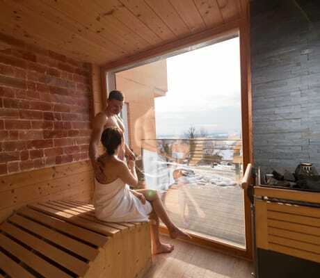 Sauna mit Ausblick