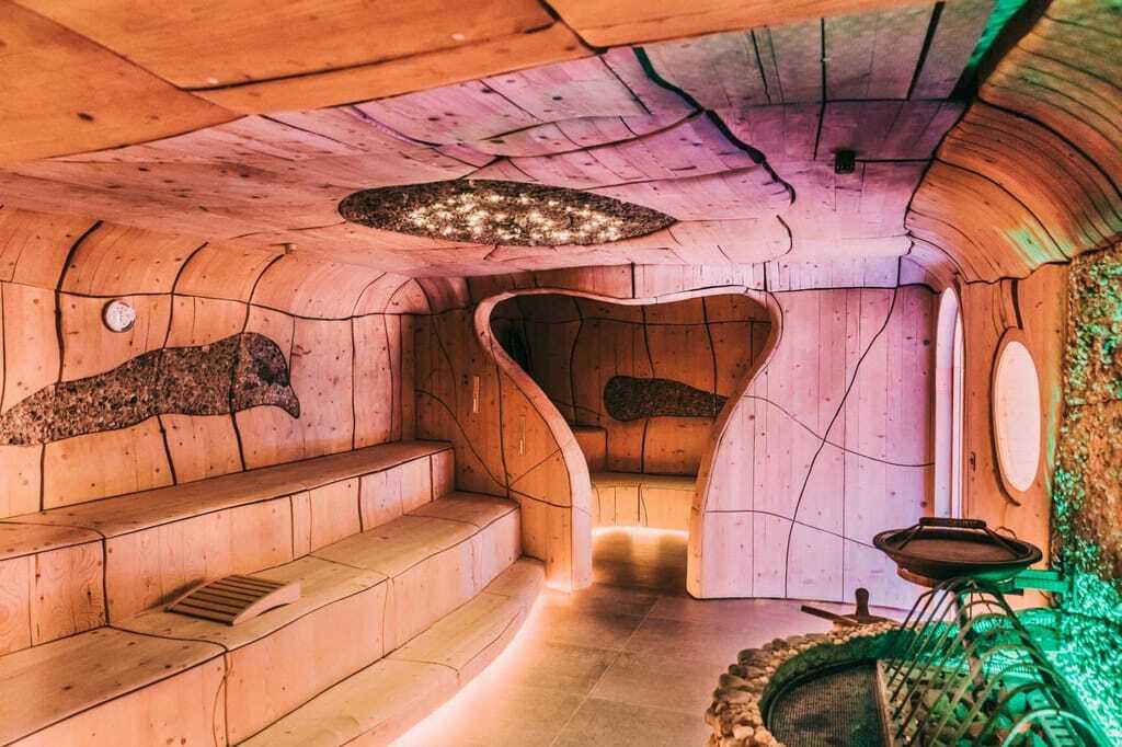 Holzsauna im Hotel Klosterbräu