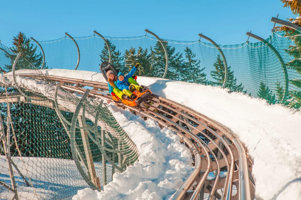 Die Sommerrodelbahnen im Allg&auml;u sind teilweise auch bei Schnee befahrbar
