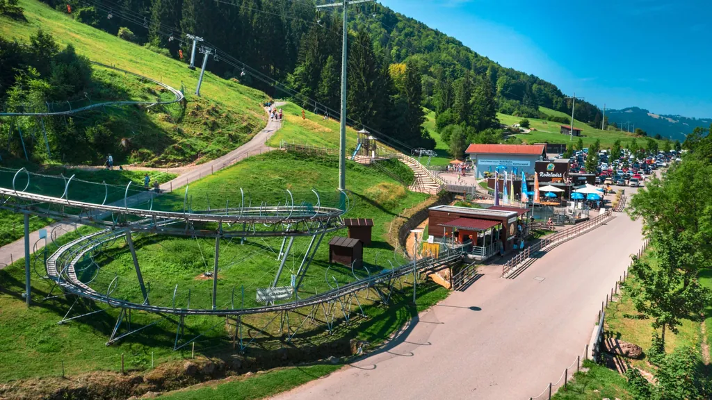 Endstation des Alpsee Coasters