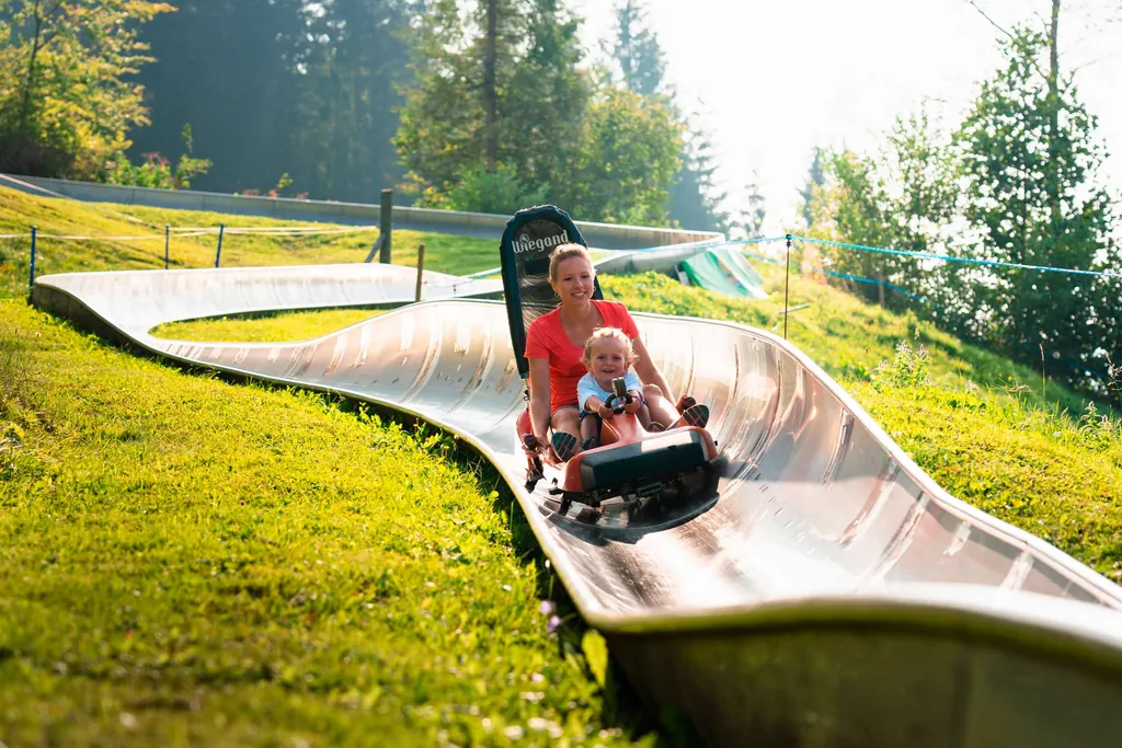 Die Sommerrodelbahn H&uuml;ndle ist ein Spa&szlig; f&uuml;r Gro&szlig; und Klein