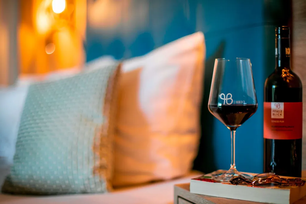 Weinhotels: Rotwein auf dem Zimmer