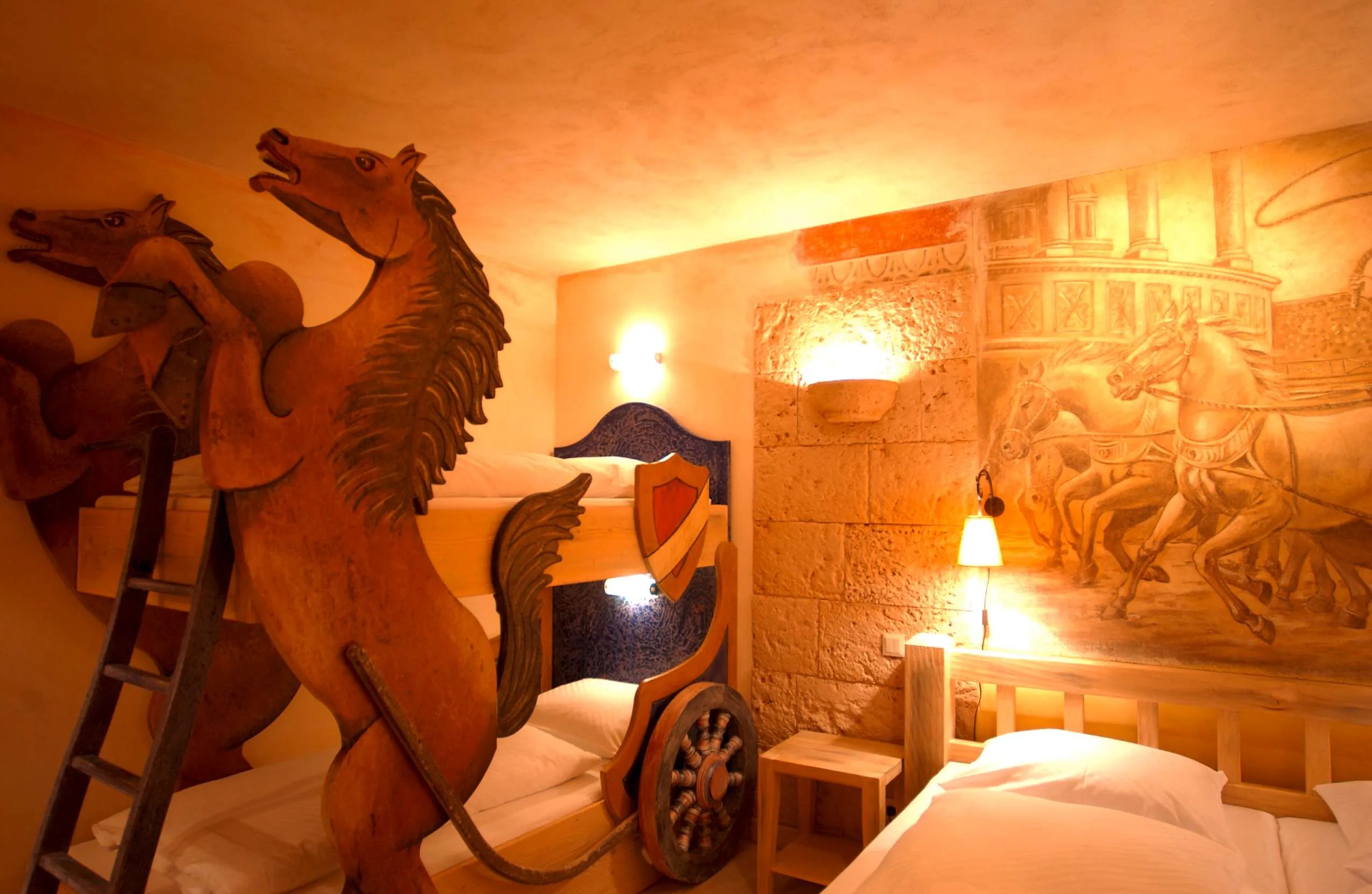 Familienzimmer im Hotel Colosseo.