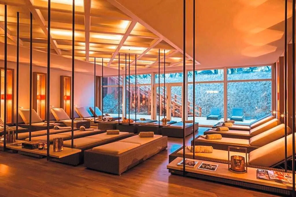 Ruheraum im Wellnessbereich des Severin`s Resort & Spa