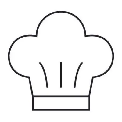 Icon schwarze Gault & Millau Haube