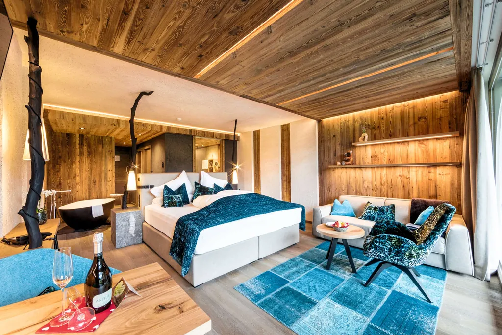 Blick in ein Zimmer der Andreus Golf Lodge