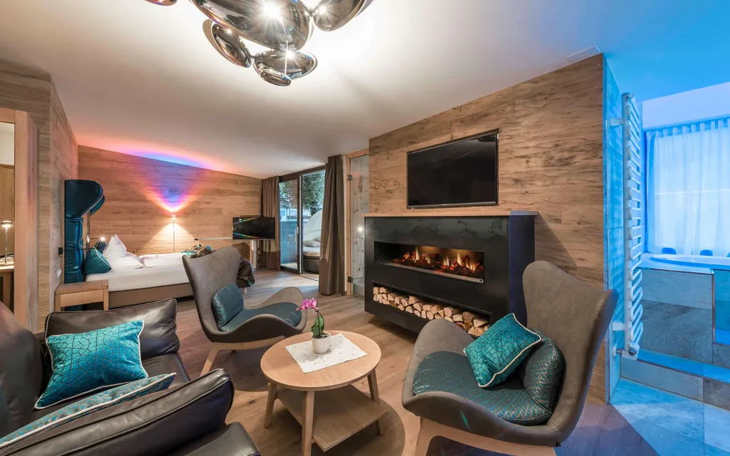 Blick in ein Zimmer des Stroblhofs