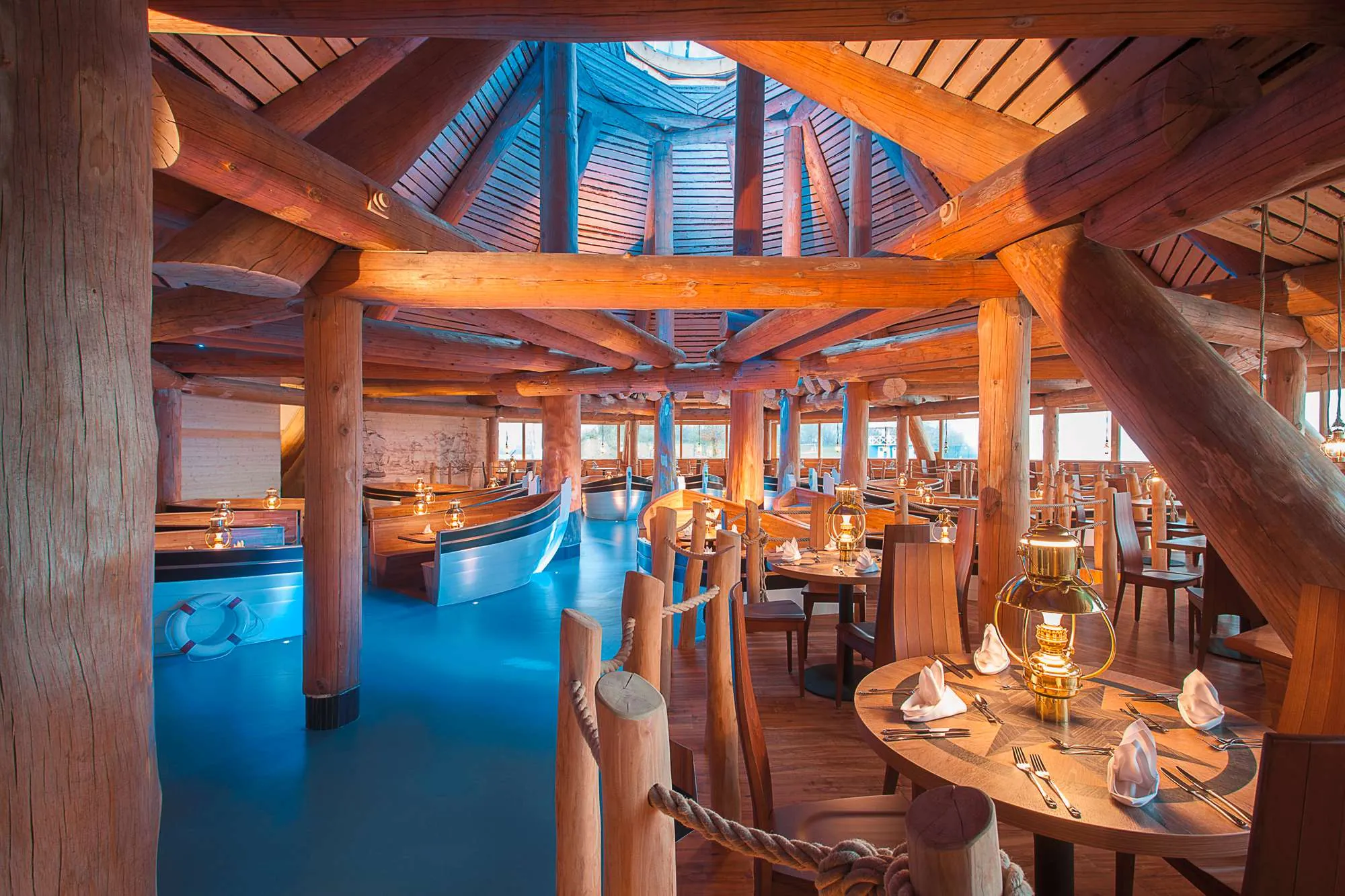 Restaurant im Schiffslook