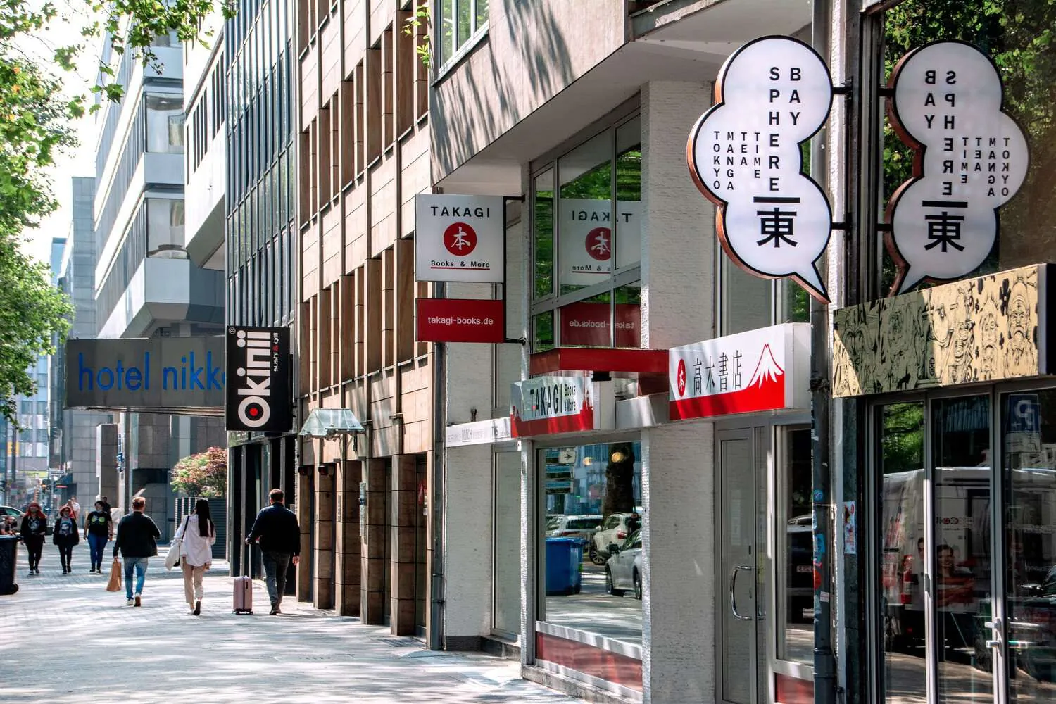 Little Tokyo in der Immermannstra&szlig;e in D&uuml;sseldorf bei einem St&auml;dtetrip in Deutschland