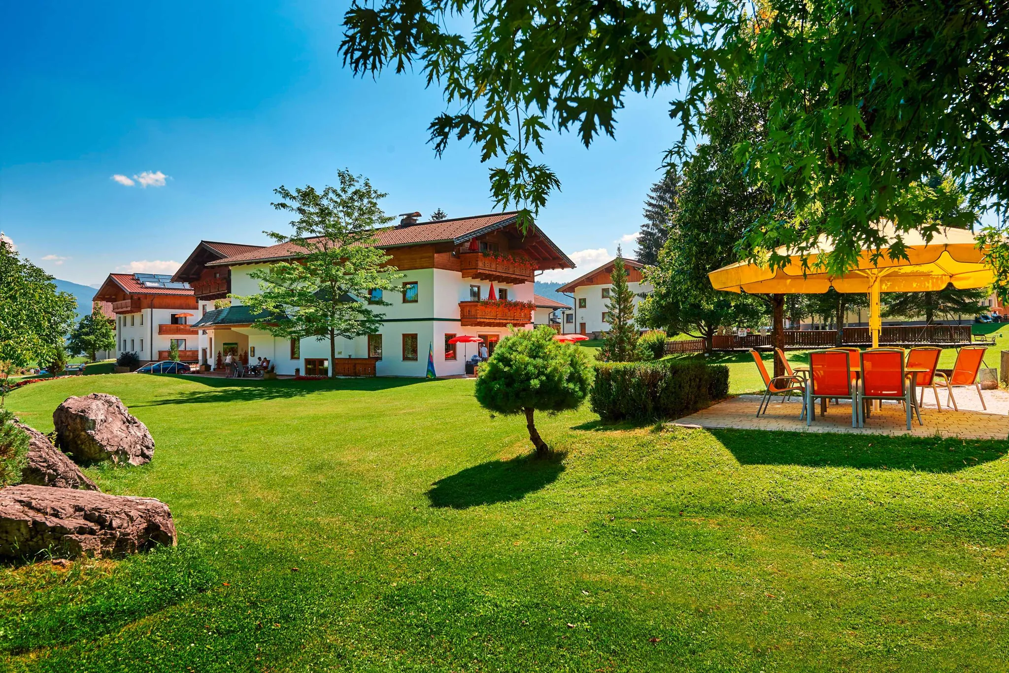Außenansicht von der Ferienanlage Sonnberg