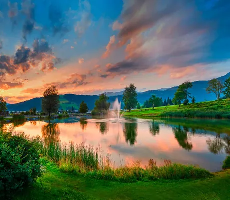 See in der Ferienanlage Sonnberg