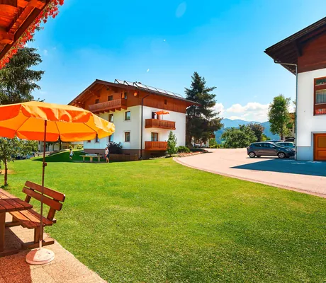 Terrasse in der Ferienanlage Sonnberg