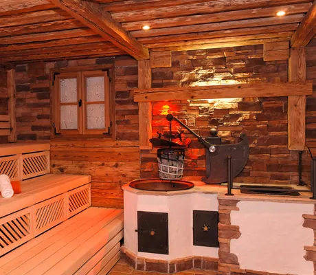 Sauna im Wellnesshotel Jagdhof
