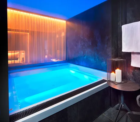 Privater Whirlpool im Hotel Jagdhof