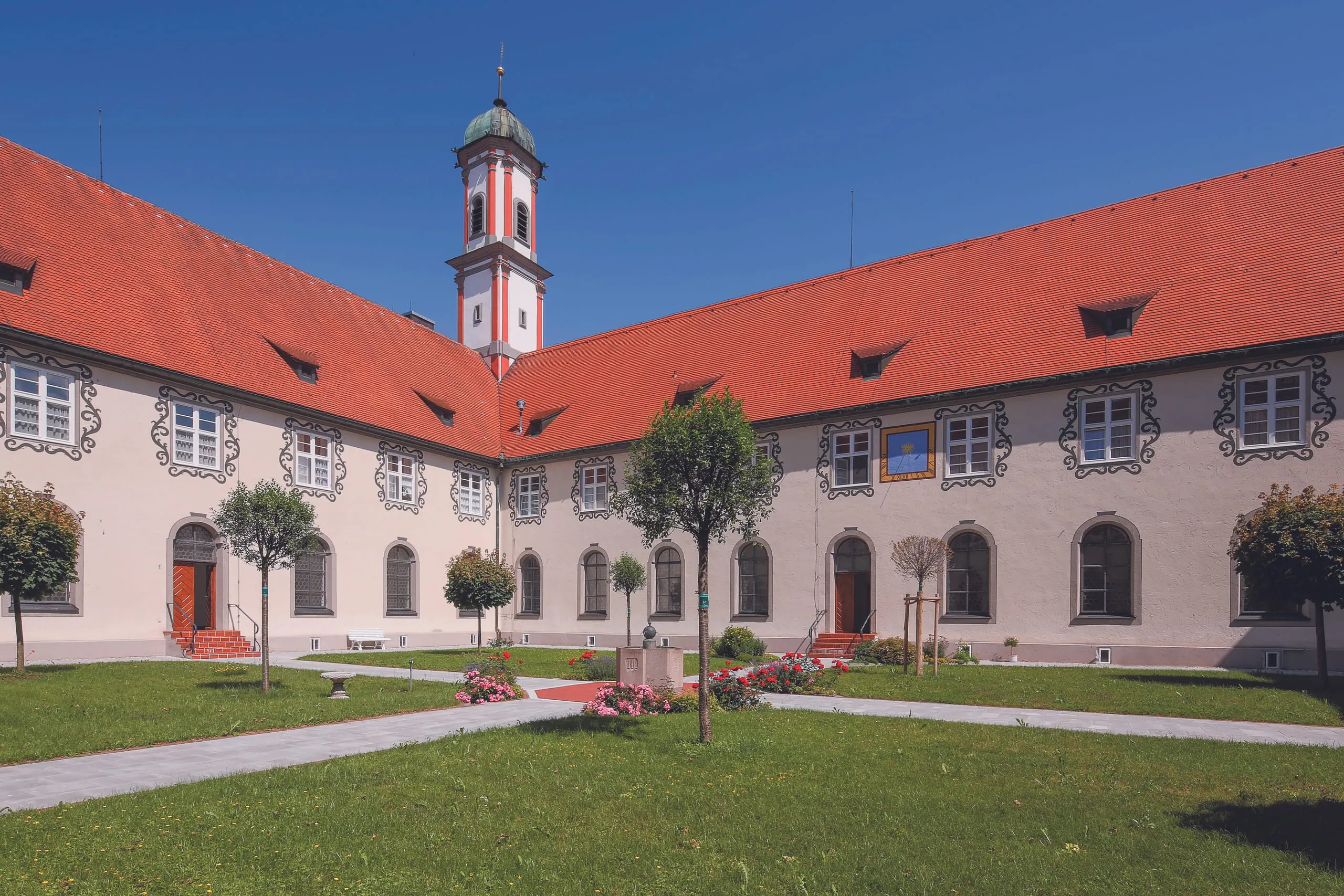 Klosterinnenhof Kuroase im Kloster