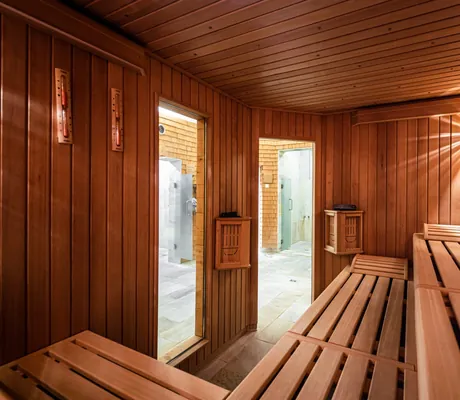 Sauna im Wellnesshotel Mittelburg