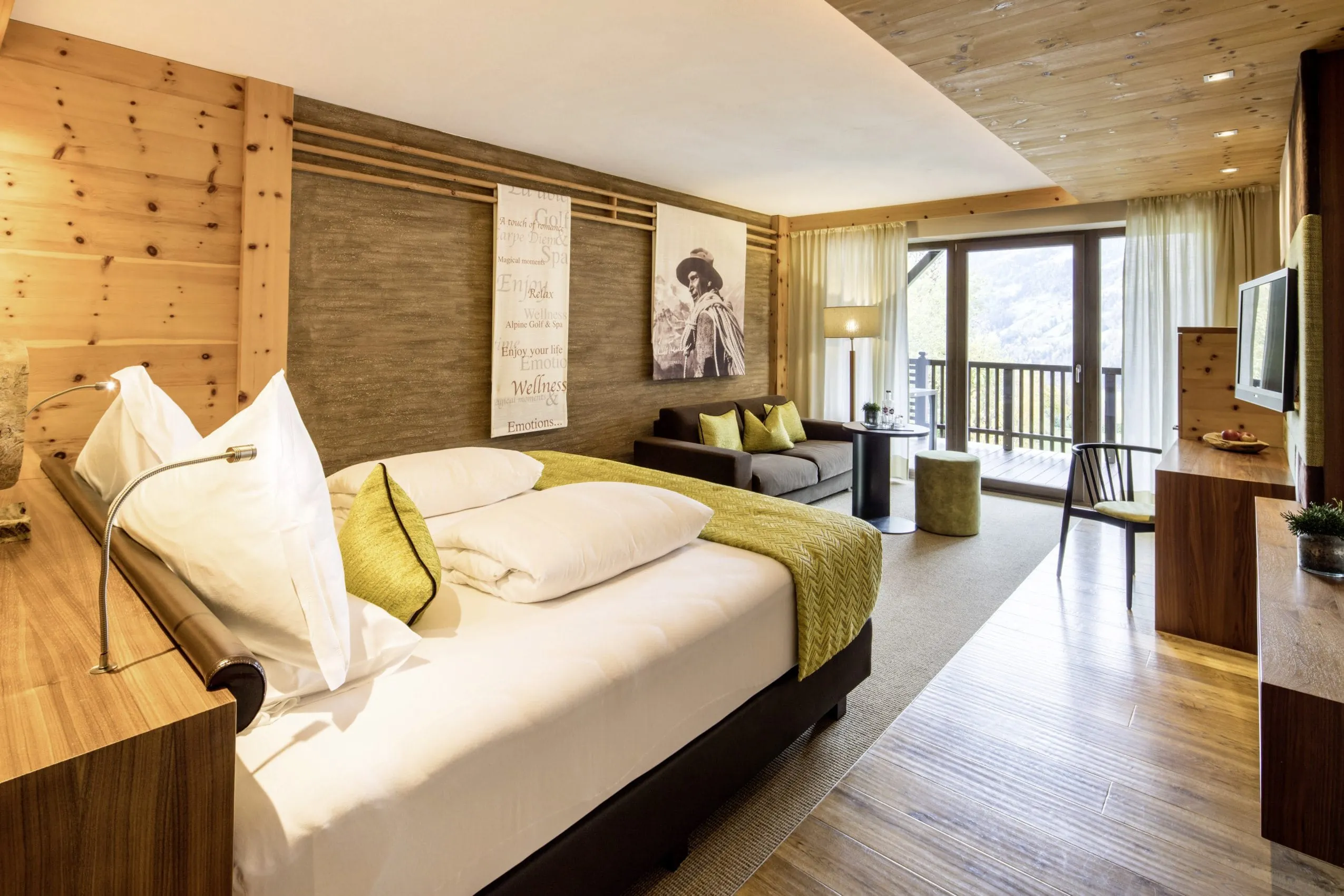 Doppelzimmer im Wellnesshotel Andreus Golf & Spa Resort in Südtirol