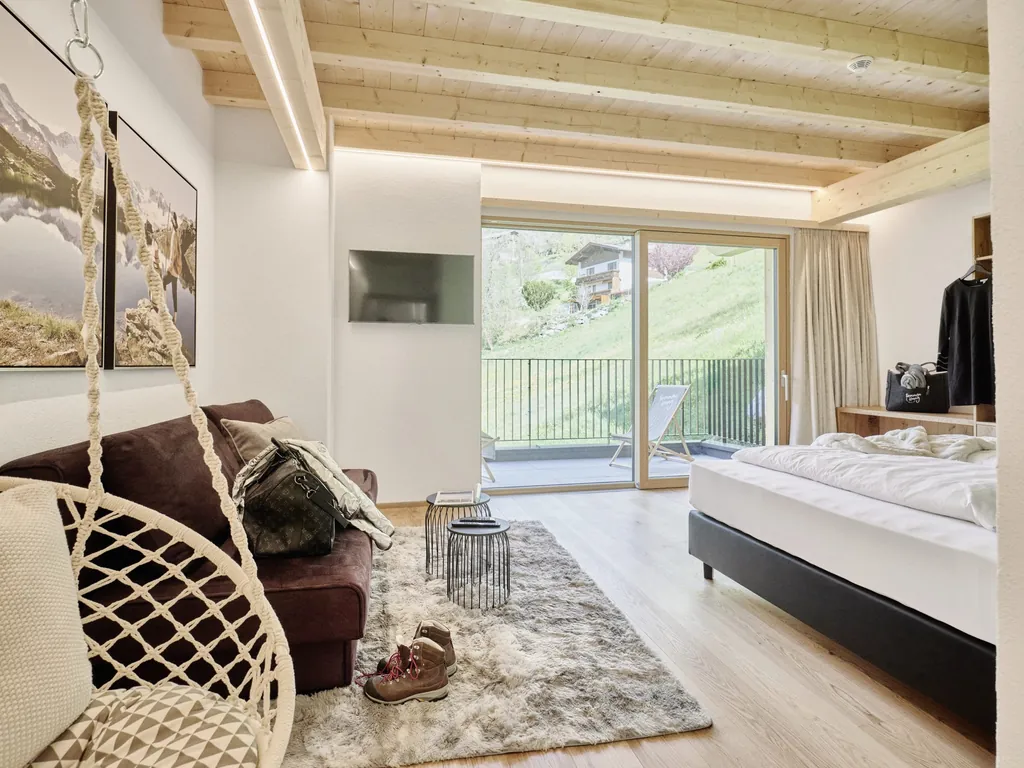 Blick in ein Zimmer des Boutique Apartment Sonnenhang