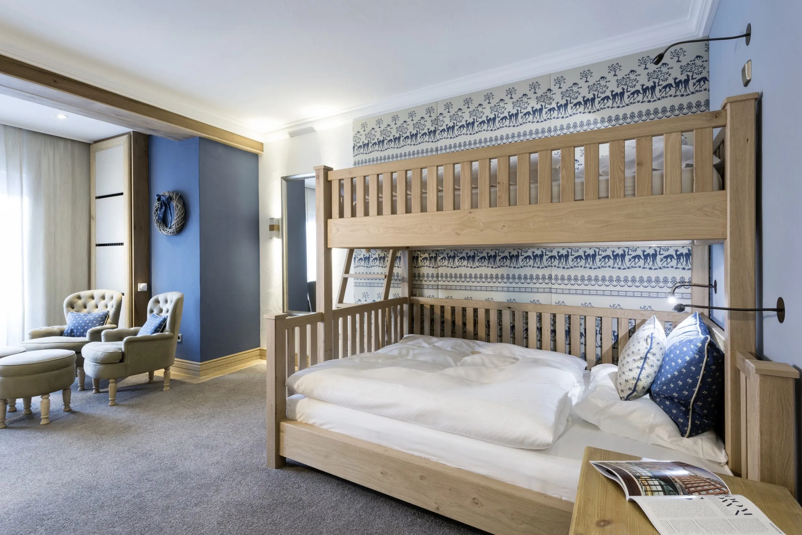 Familiensuite mit Hochbett im Sonnenalp Resort