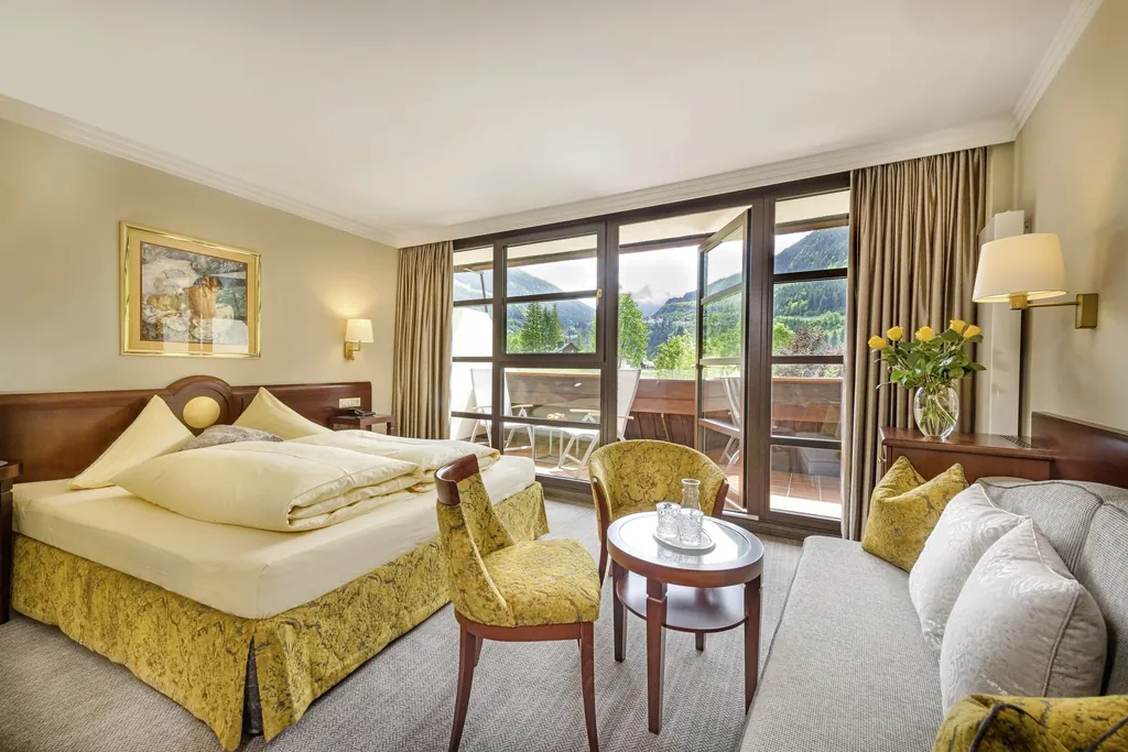 Zimmer mit Balkon im Hotel Sonngastein