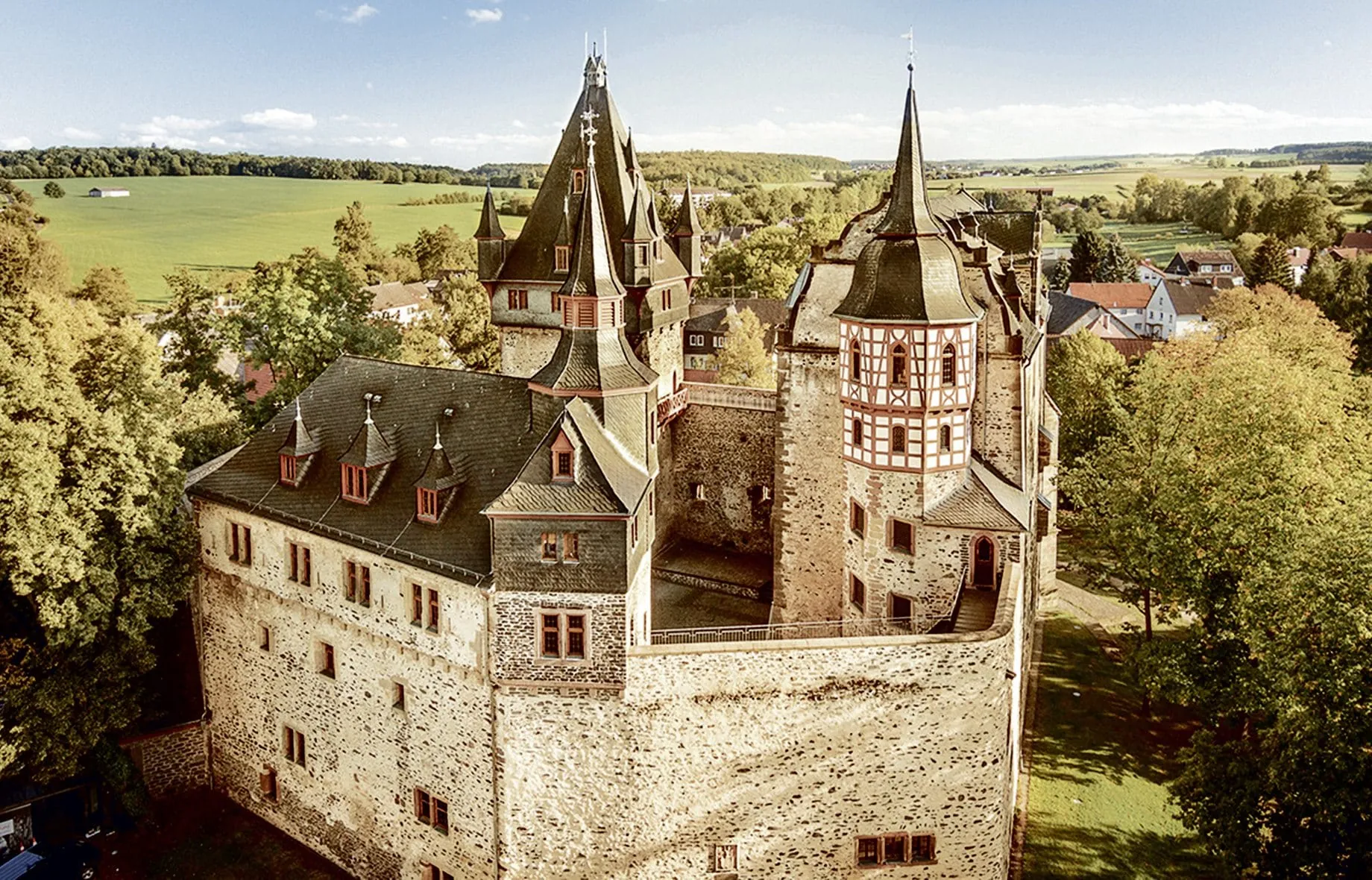 Aussenansicht Tagungshotel hôtel schloss romrod