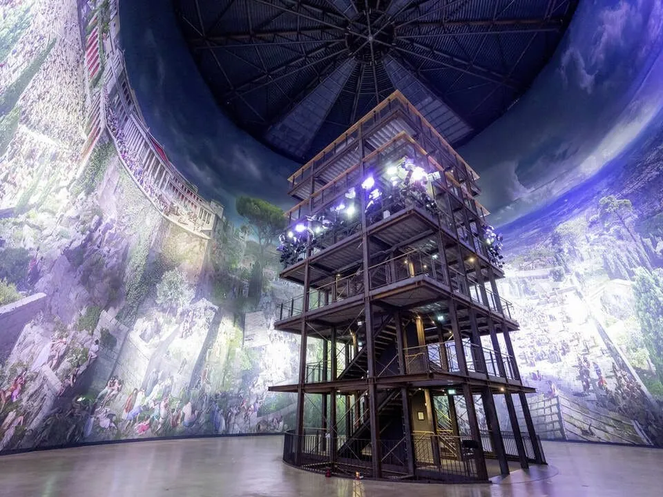 Gasometer Parkhotel Pforzheim Plattform Ausstellung Pergamon 2023