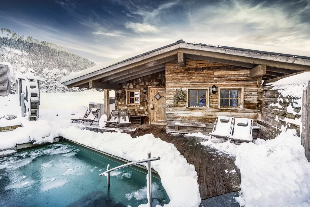 Alpin Chalets Oberjoch Blockhaussauna des Panoramahotel