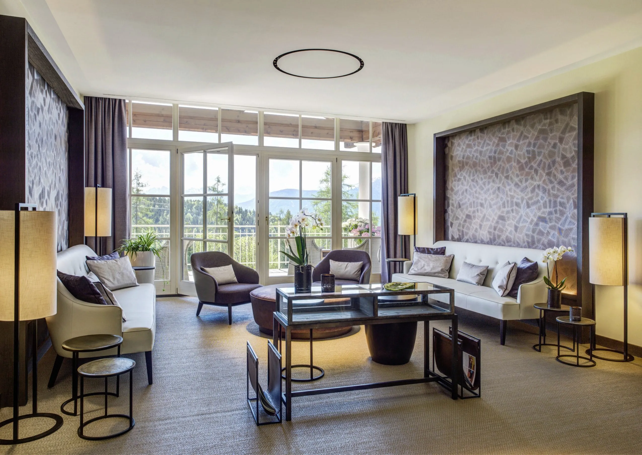 Spa-Lounge im Luxus-Wellnesshotel Interalpen-Hotel Tyrol in &Ouml;sterreich