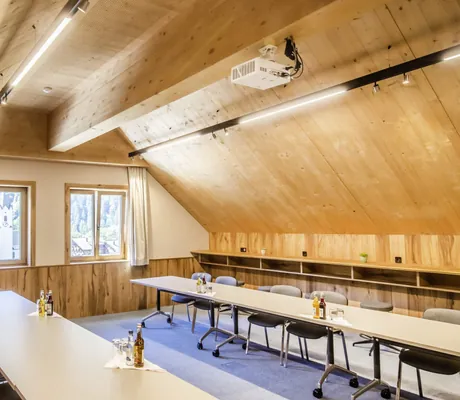 Tagungsraum im Berghaus Schröcken