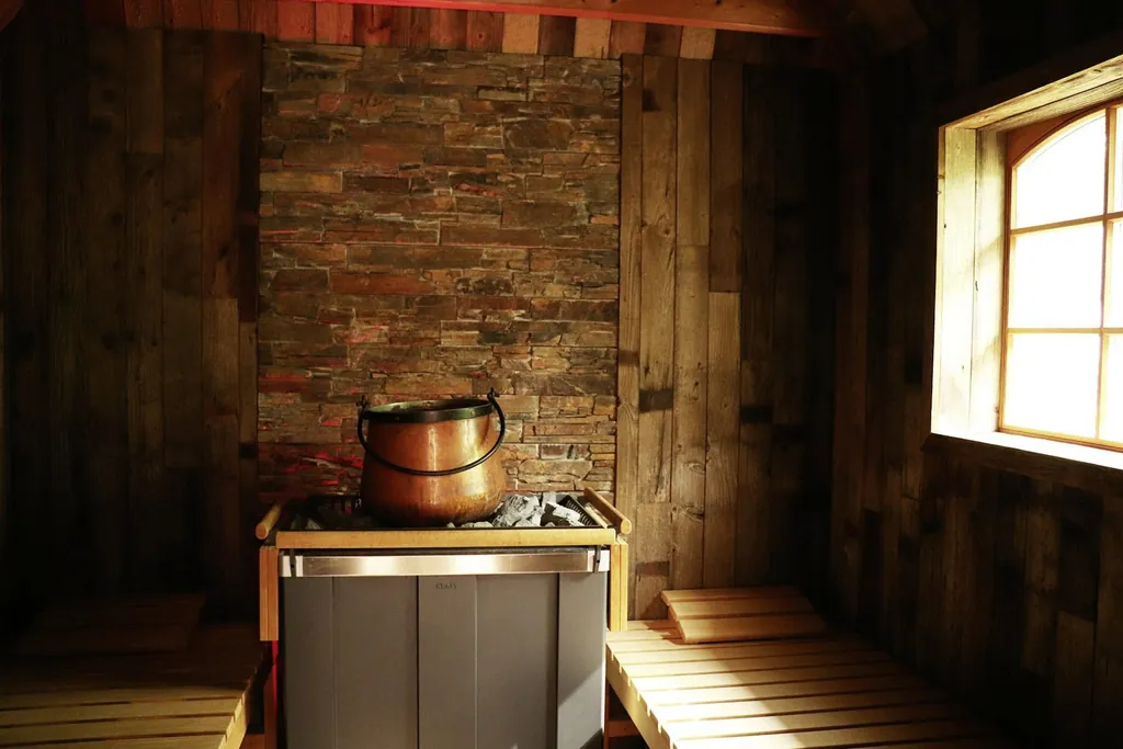 Banja-Haus Sauna im WEISSENHAUS Private Nature Luxury Resort