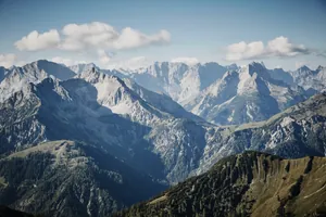 Gipfel des Karwendelgebirges rund um Das Kronthaler