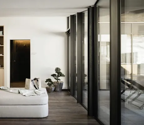 Ruhezone mit Relaxliege im Indoor Spabereich des MyParadies