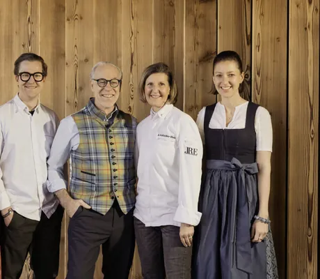 Inhaberfamilie Ebert in der Schlossanger Alp