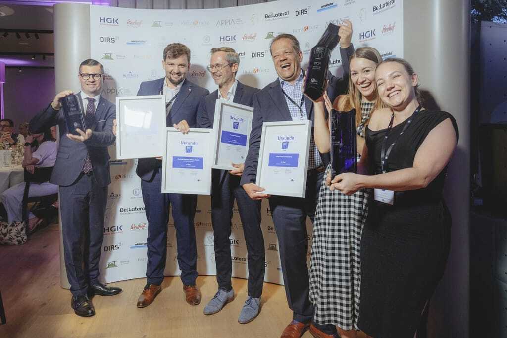 Die Gewinner der Kategorie B beim Grand Prix der Tagungshotellerie